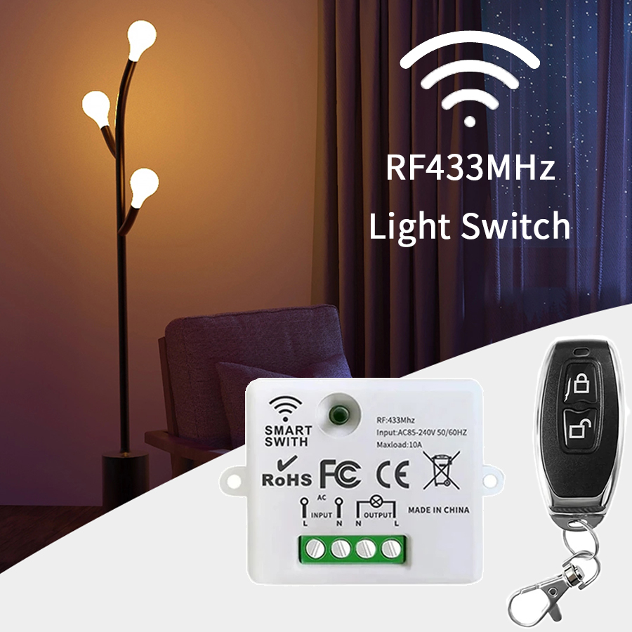 Smart Home Simple - Interruptor de Control Remoto Inalámbrico RF