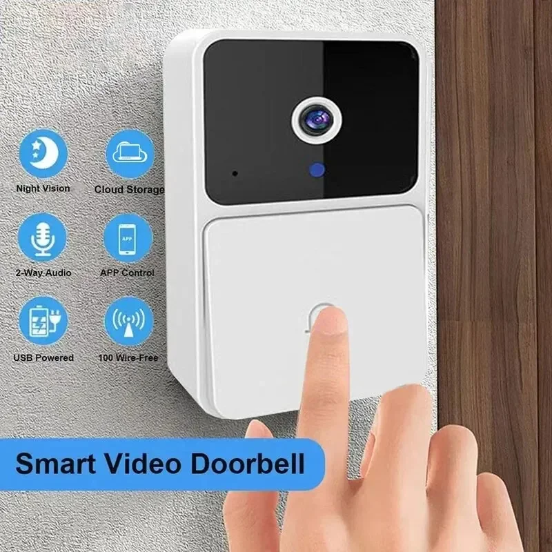 Smart Home Video Doorbell Enhanced Security With Smart Doorbell - Videoportero Inalámbrico con WiFi y App