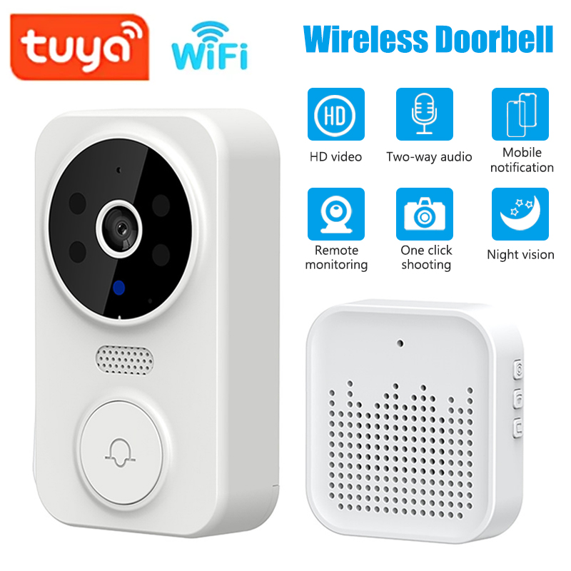 Smart Home Video Doorbell Enhanced Security With Smart Doorbell - Timbre de puerta con vídeo inteligente