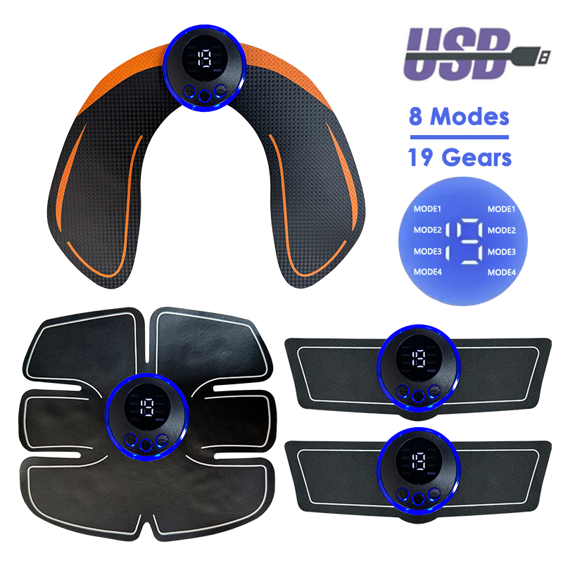 Smart Home Gym - Estimulador muscular eléctrico, masajeador de Abdomen,