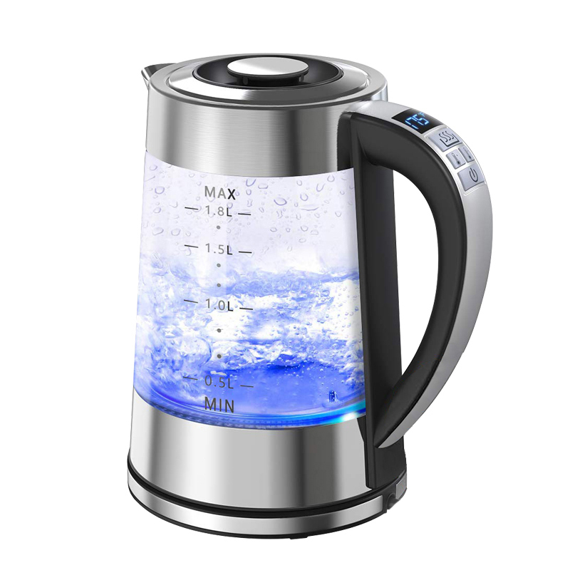 Home Smart Kettle - Hervidor eléctrico termostático inteligente de vidrio,