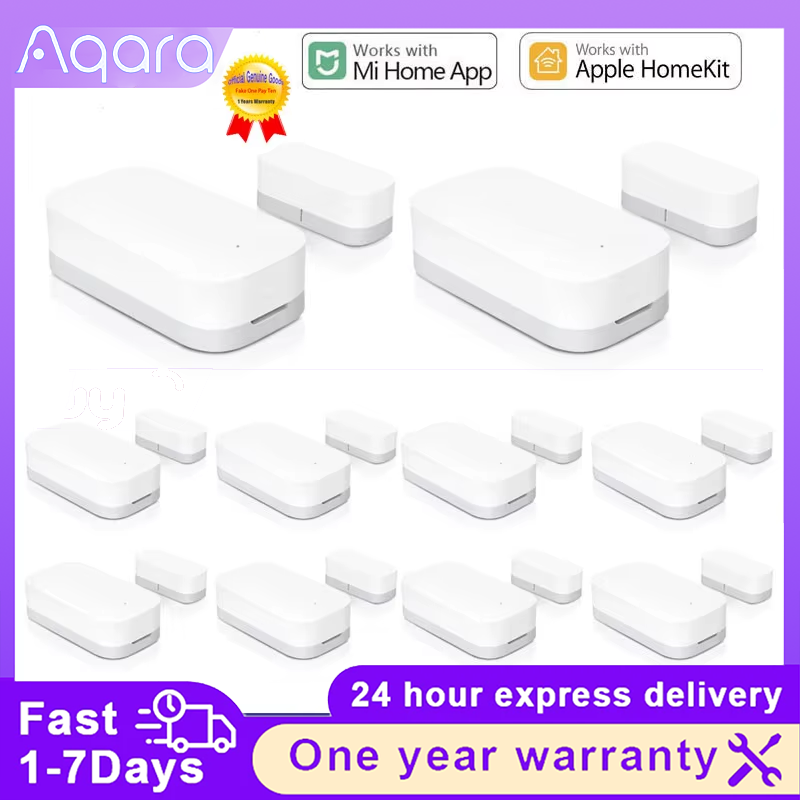 Smart Home Xiaomi 2 - Aqara-Sensor de puerta y ventana Zigbee,