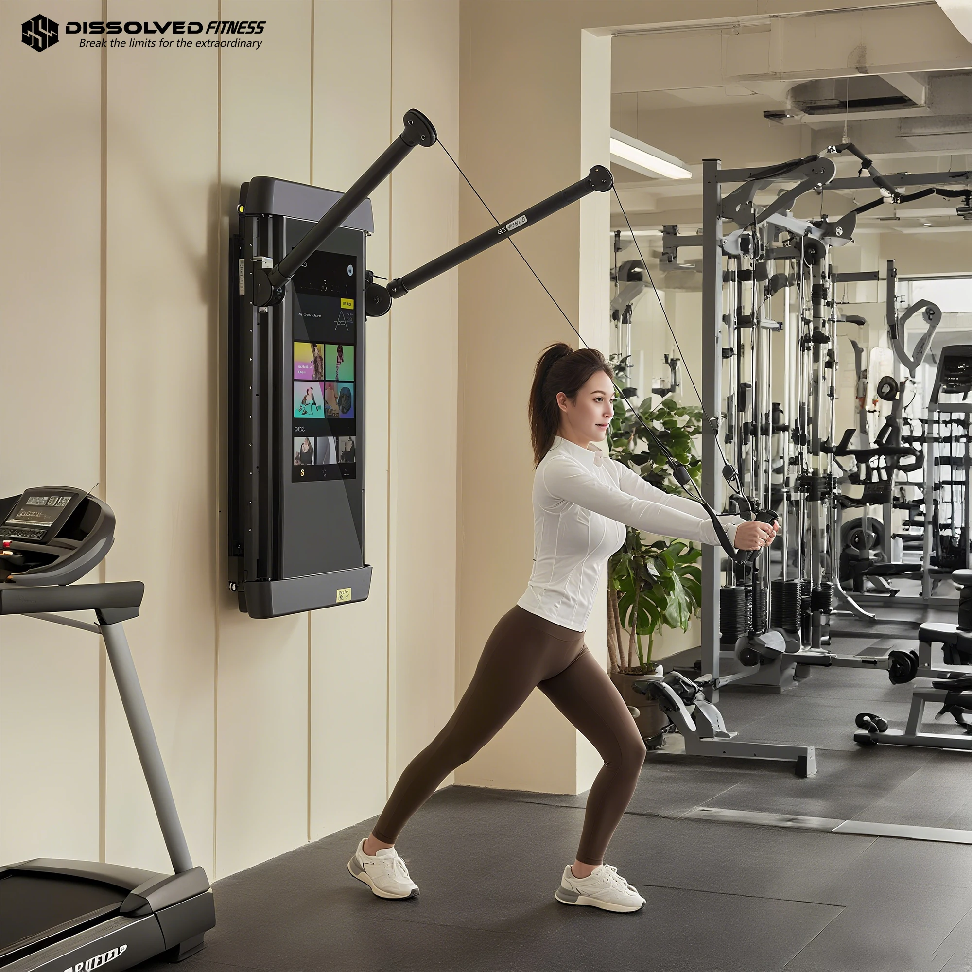 Smart Home Gym - Espejo Inteligente con Pantalla LCD y