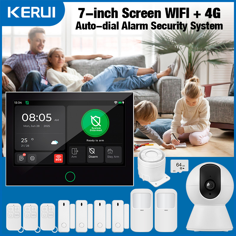 Smart Home Package - KERUI nueva alarma de casa inalámbrica