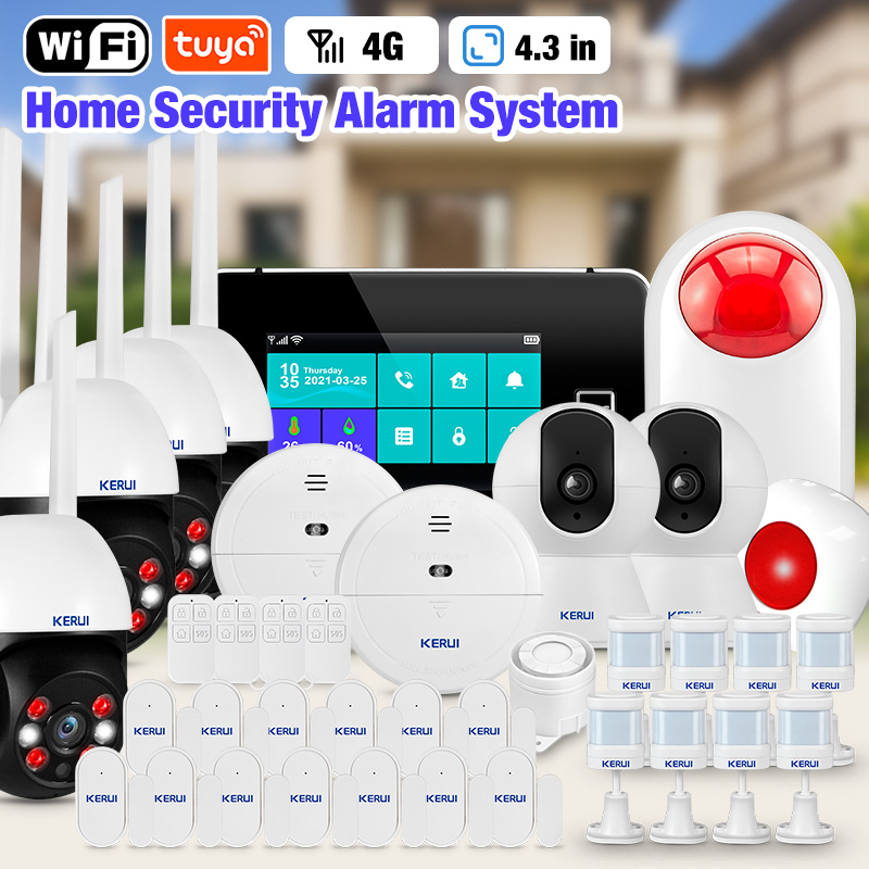 Smart Home Package - KERUI-sistema de alarma de casa con