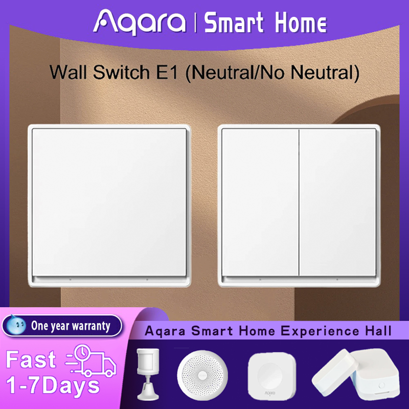 Smart Home Xiaomi 2 - Aqara-interruptor de pared Original, versión E1,