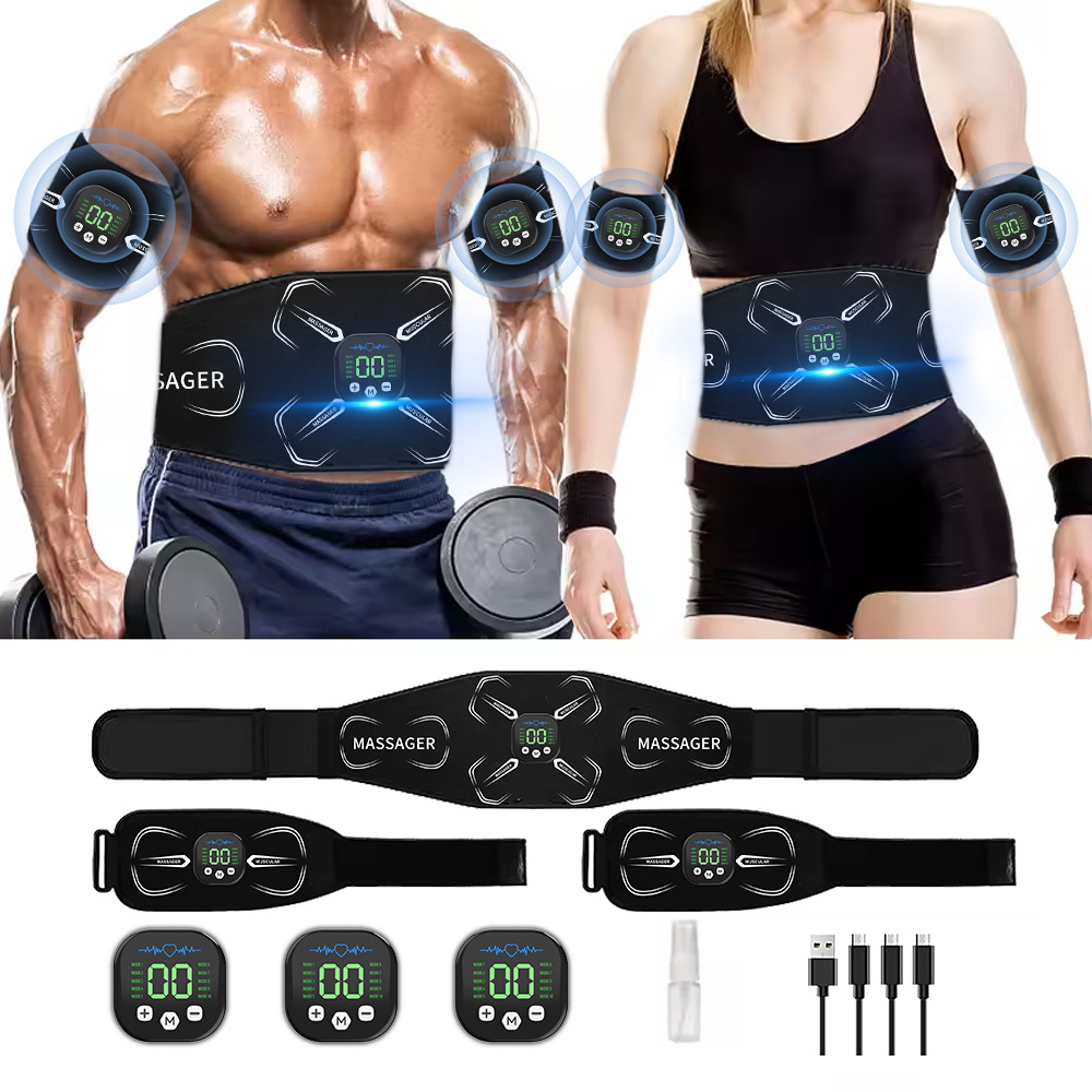 Smart Home Gym - Estimulador Muscular EMS, Entrenador Abdominal, Tonificador