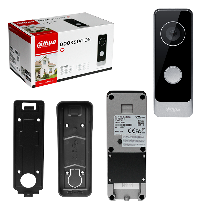 Smart Home Video Doorbell Enhanced Security With Smart Doorbell - Dahua VTO1301R-W 1080P Mini Videoportero WiFi
