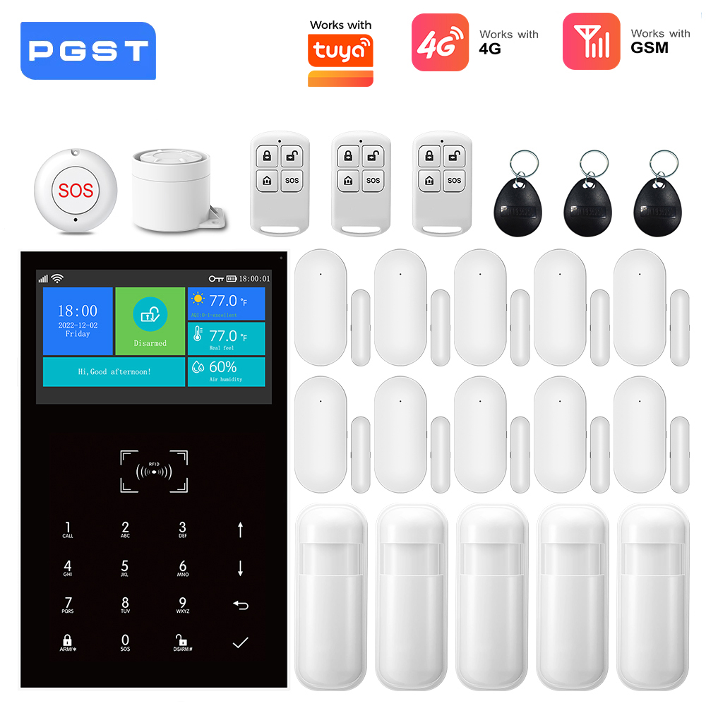 Smart Home Package - Sistema de Alarma WiFi 4G GSM