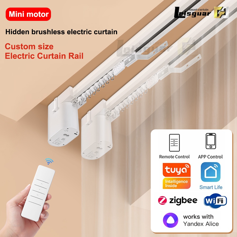 Smart Curtain Robot - Mini Motor Tuya Wifi Alexa Zigbee,