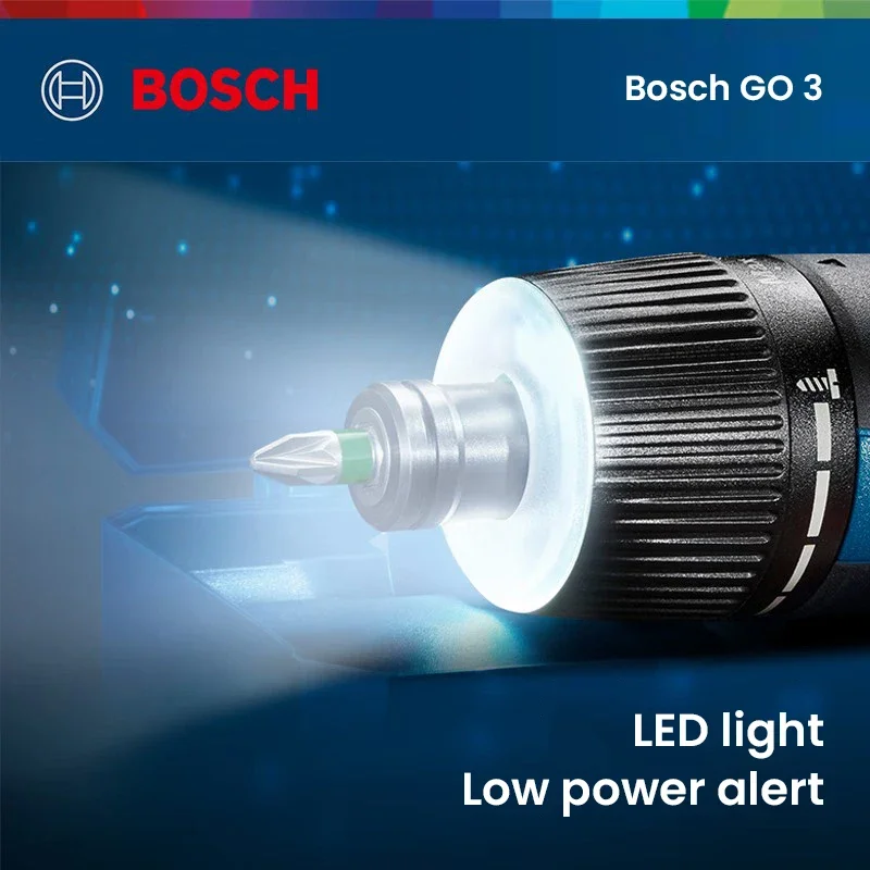 Smart Home Bosch - Destornillador Eléctrico BOSCH Go 3, Destornillador