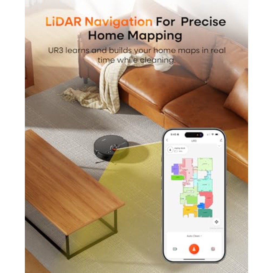 Robot aspirador UR3 para limpi - Smart Home Robot reseña y precio