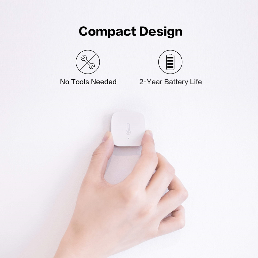 Aqara-Sensor de temperatura, h - Smart Home Xiaomi 2 reseña y precio