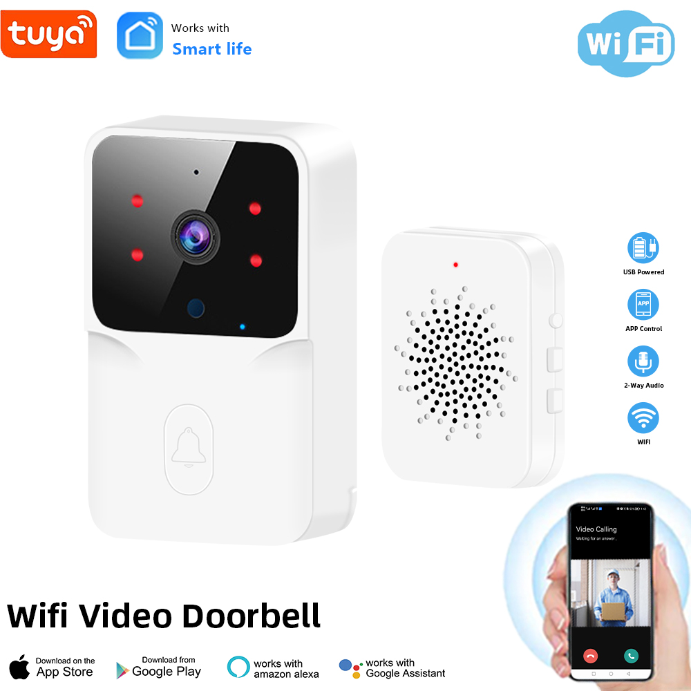 Tuya WiFi Video timbre inalámb - Smart Home Video Doorbell Enhanced Security With Smart Doorbell reseña y precio