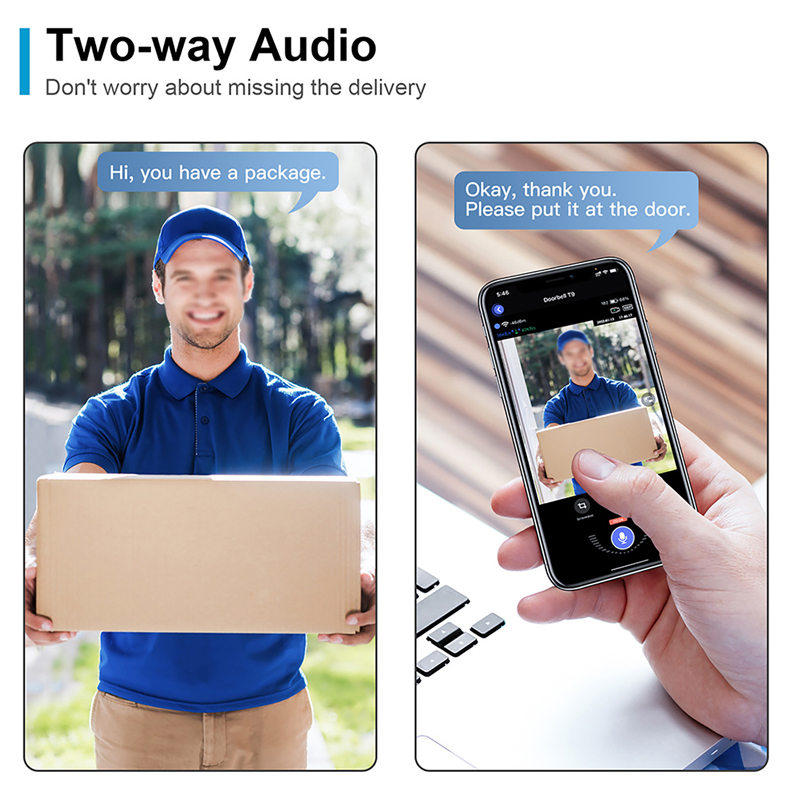 Timbre de puerta con vídeo int - Smart Home Video Doorbell Enhanced Security With Smart Doorbell reseña y precio