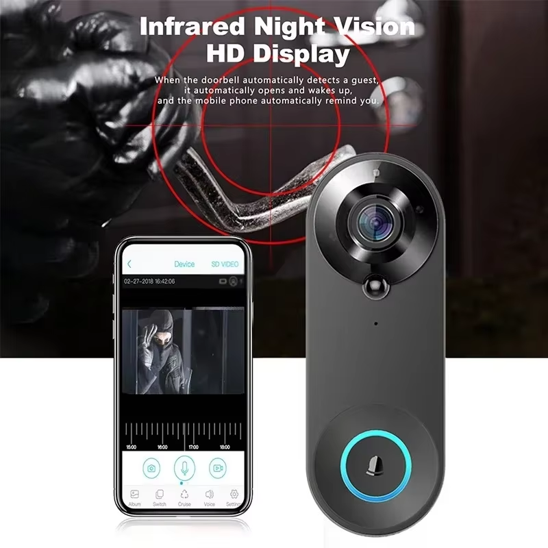 Timbre inalámbrico inteligente - Smart Home Video Doorbell Enhanced Security With Smart Doorbell reseña y precio