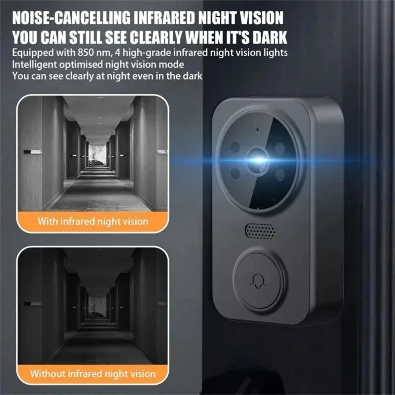Timbre Inalámbrico Inteligente - Smart Home Video Doorbell Enhanced Security With Smart Doorbell reseña y precio
