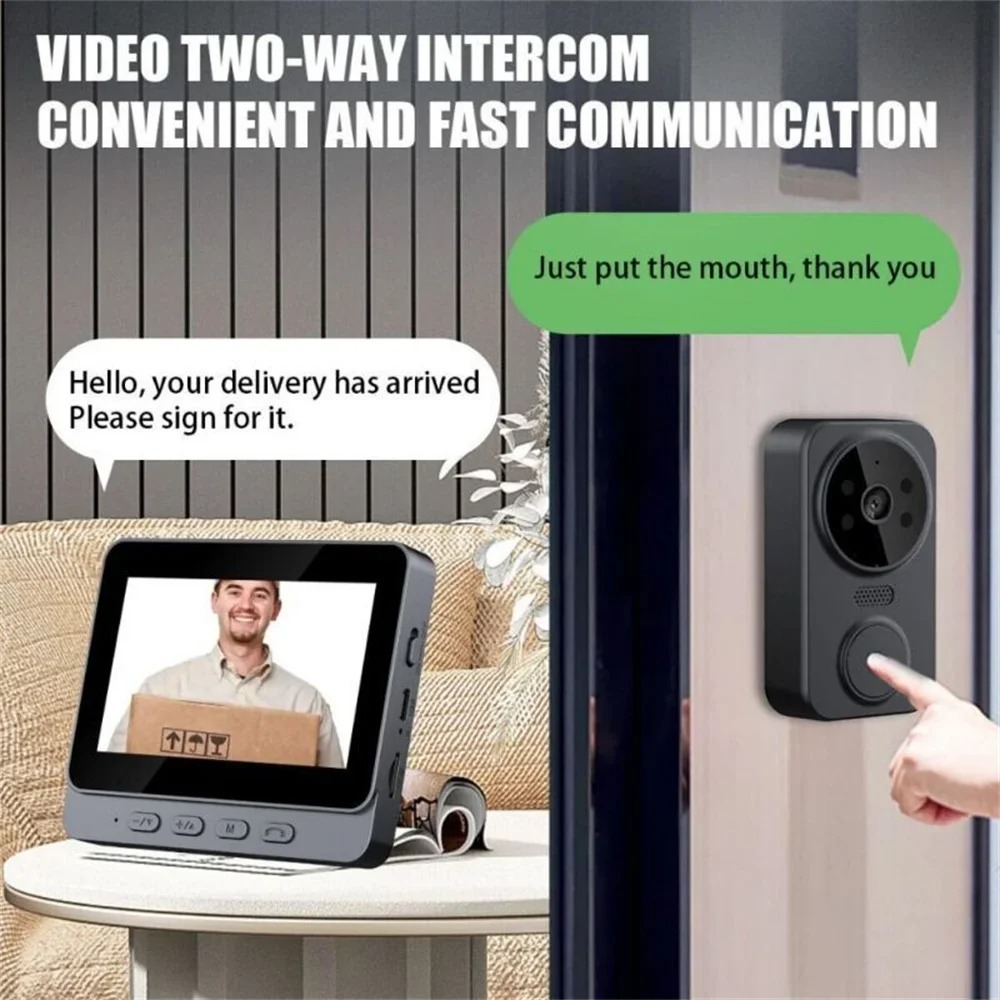 Timbre Inalámbrico Inteligente - Smart Home Video Doorbell Enhanced Security With Smart Doorbell reseña y precio