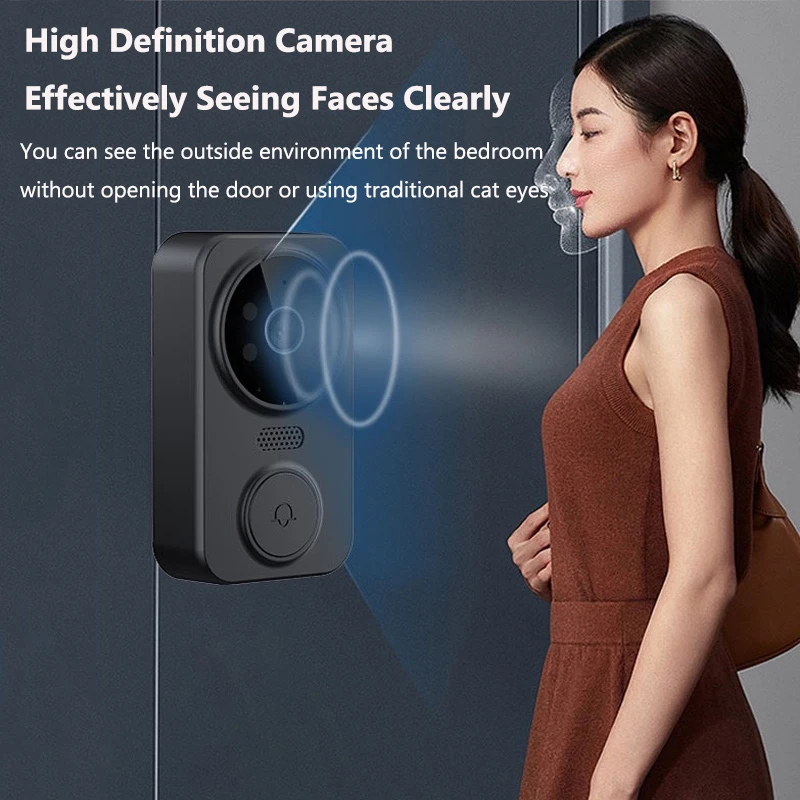 Timbre de vídeo inalámbrico Wi - Smart Home Video Doorbell Enhanced Security With Smart Doorbell reseña y precio