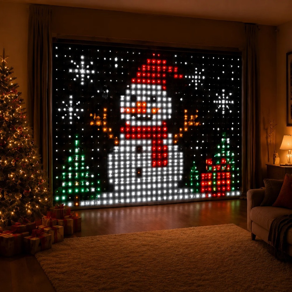Luces LED de cortina de píxele - Smart Home Decor reseña y precio
