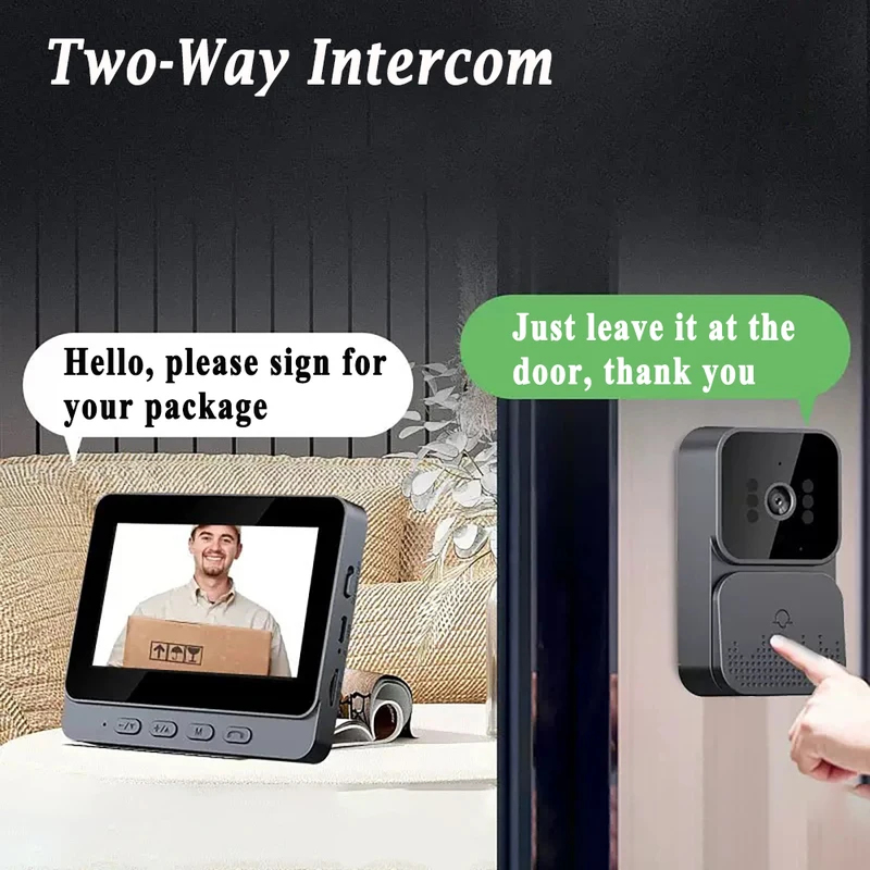 Timbre Inalámbrico Inteligente - Smart Home Video Doorbell Enhanced Security With Smart Doorbell reseña y precio