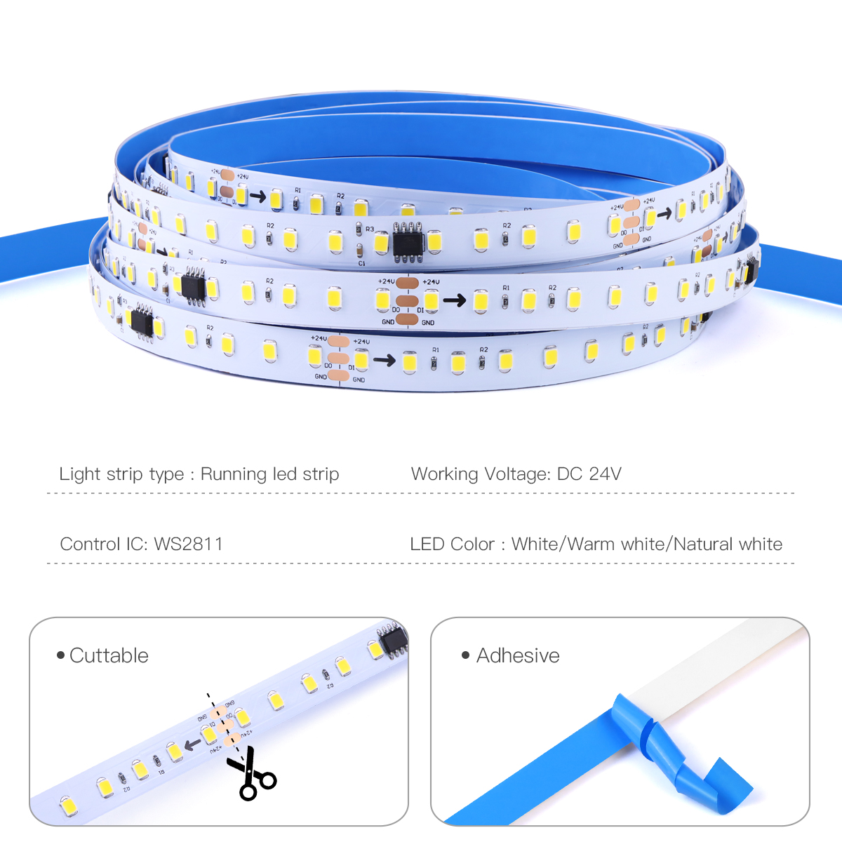 Tira de luces LED direccionabl - Smart Home Decor reseña y precio