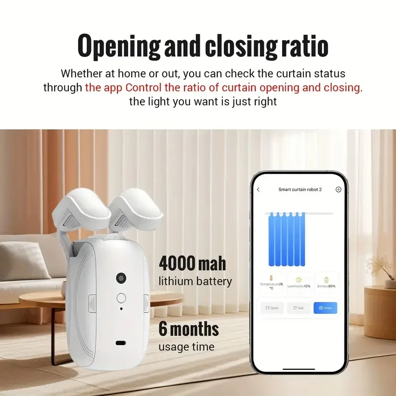 Robot Inteligente para Cortina - Smart Curtain Robot reseña y precio