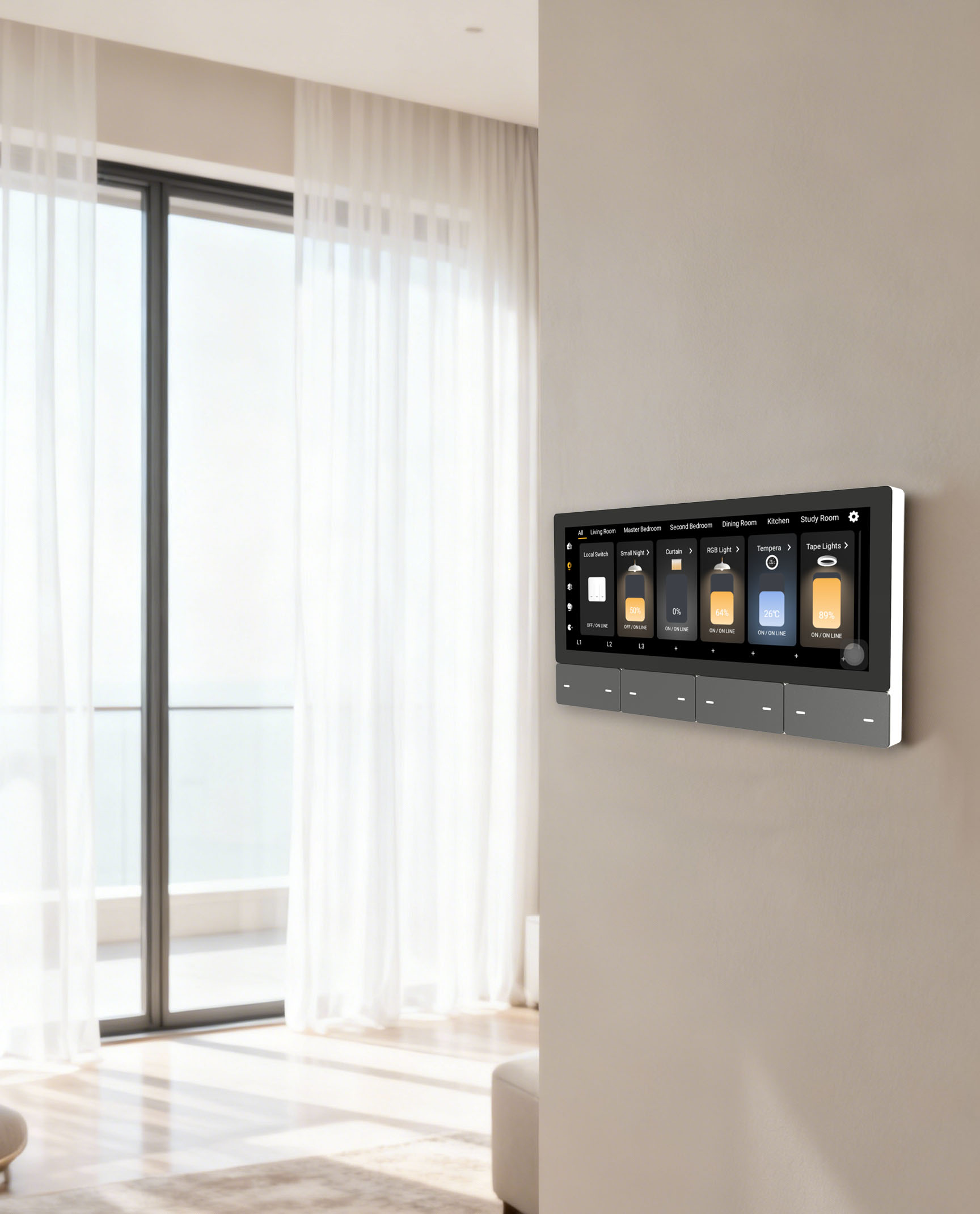 Reproductor de Música con Pant - Smart Home Control reseña y precio