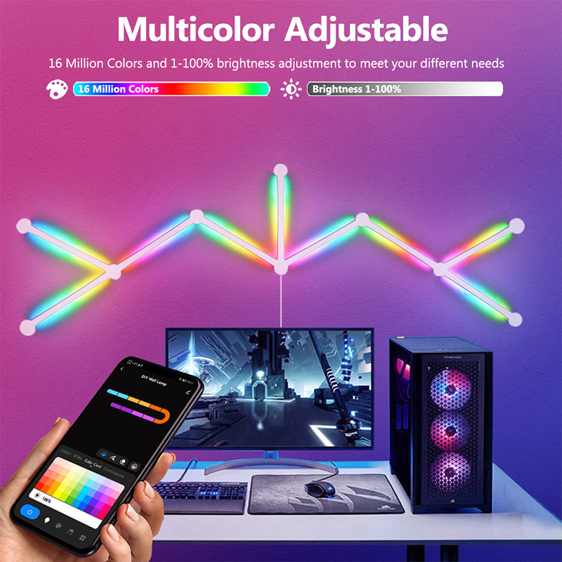 Lámpara de pared RGB inteligen - Smart Home Decor reseña y precio