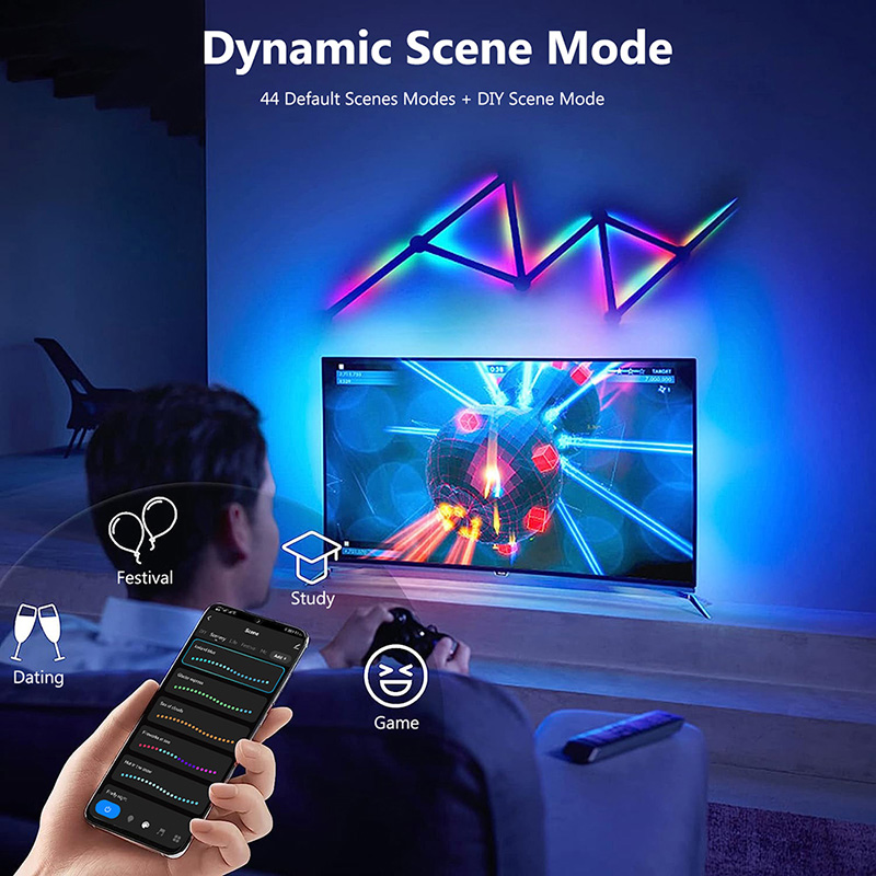 Lámpara de pared RGB inteligen - Smart Home Decor reseña y precio