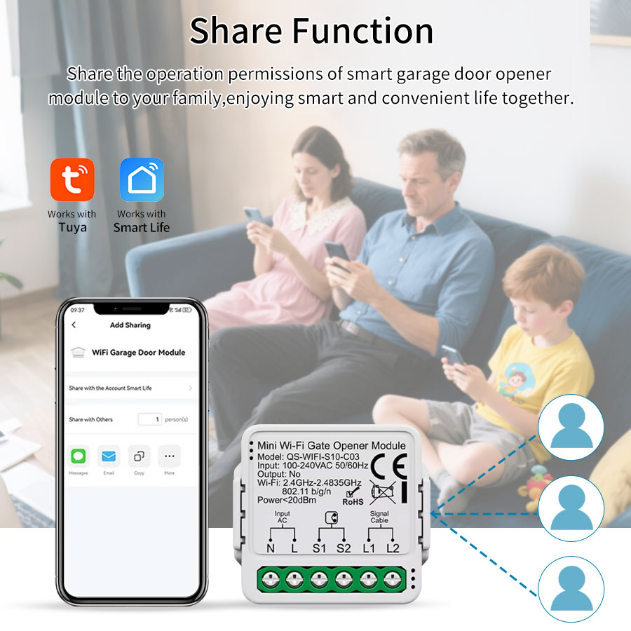 Controlador de Puerta de Garaj - Smart Home Villa reseña y precio
