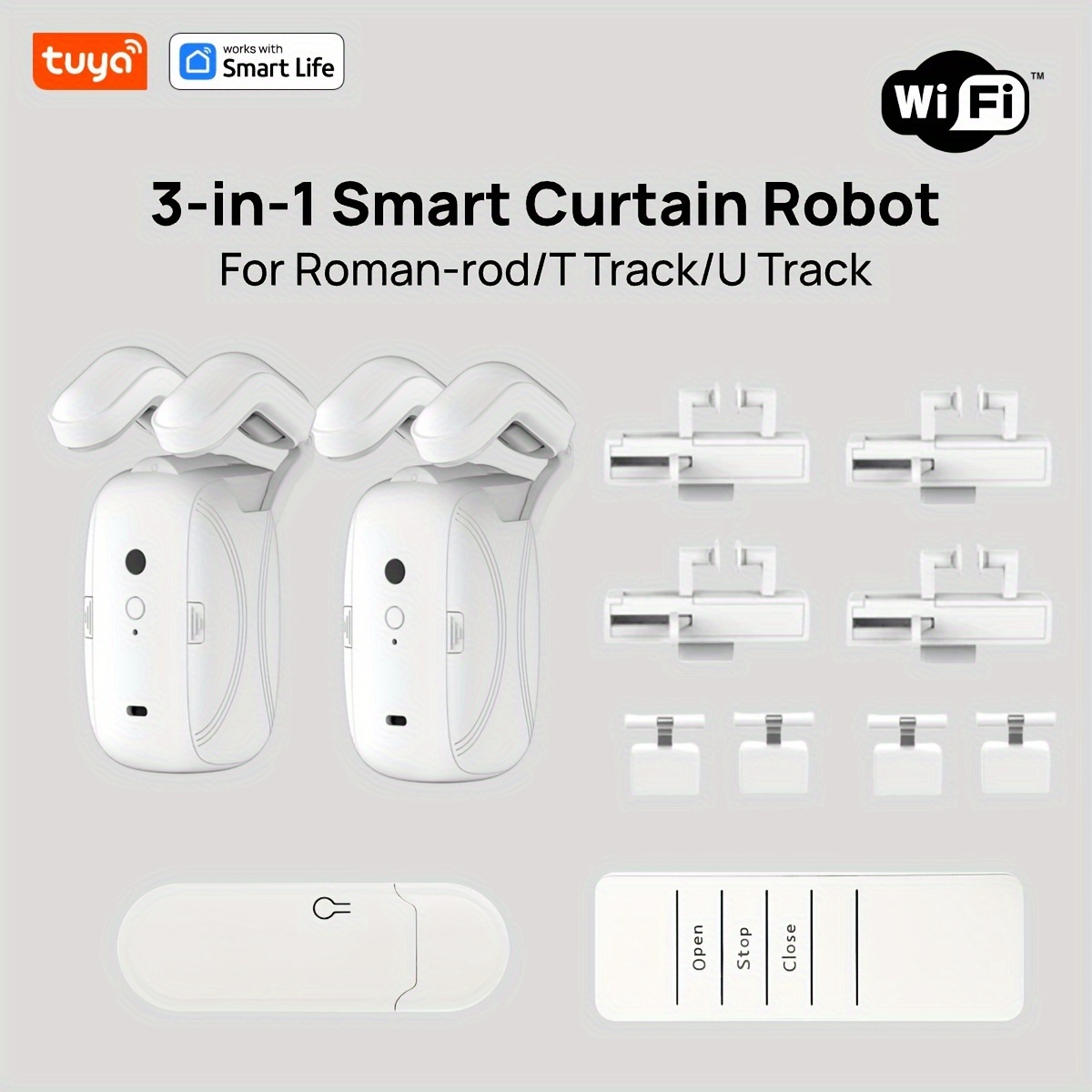 1/2 Unidades Robot Cortina Int - Smart Curtain Robot reseña y precio