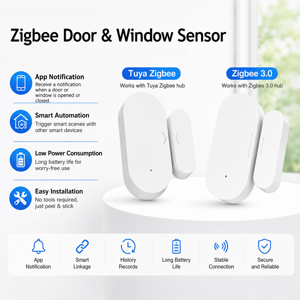 Sensor de Puerta y Ventana Zig - Smart Home For Windows reseña y precio