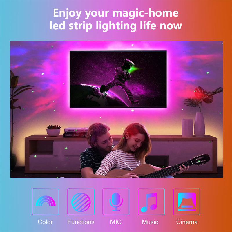 Tira de Luces LED RGB Intelige - Smart Home Decor reseña y precio