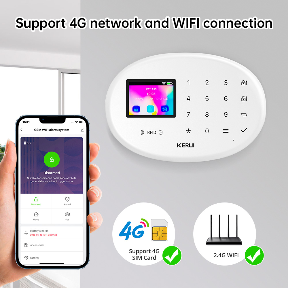 KERUI W204 Tuya sistema de ala - Smart Home Package reseña y precio