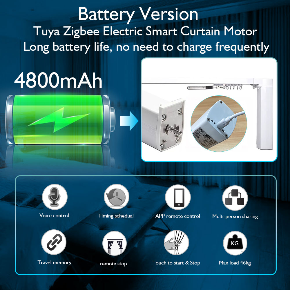 Motor de cortina eléctrica con - Smart Curtain Robot reseña y precio