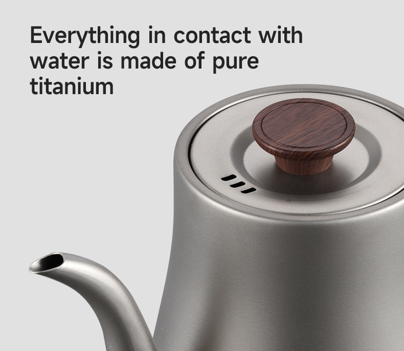 Hervidor eléctrico de titanio  - Home Smart Kettle reseña y precio