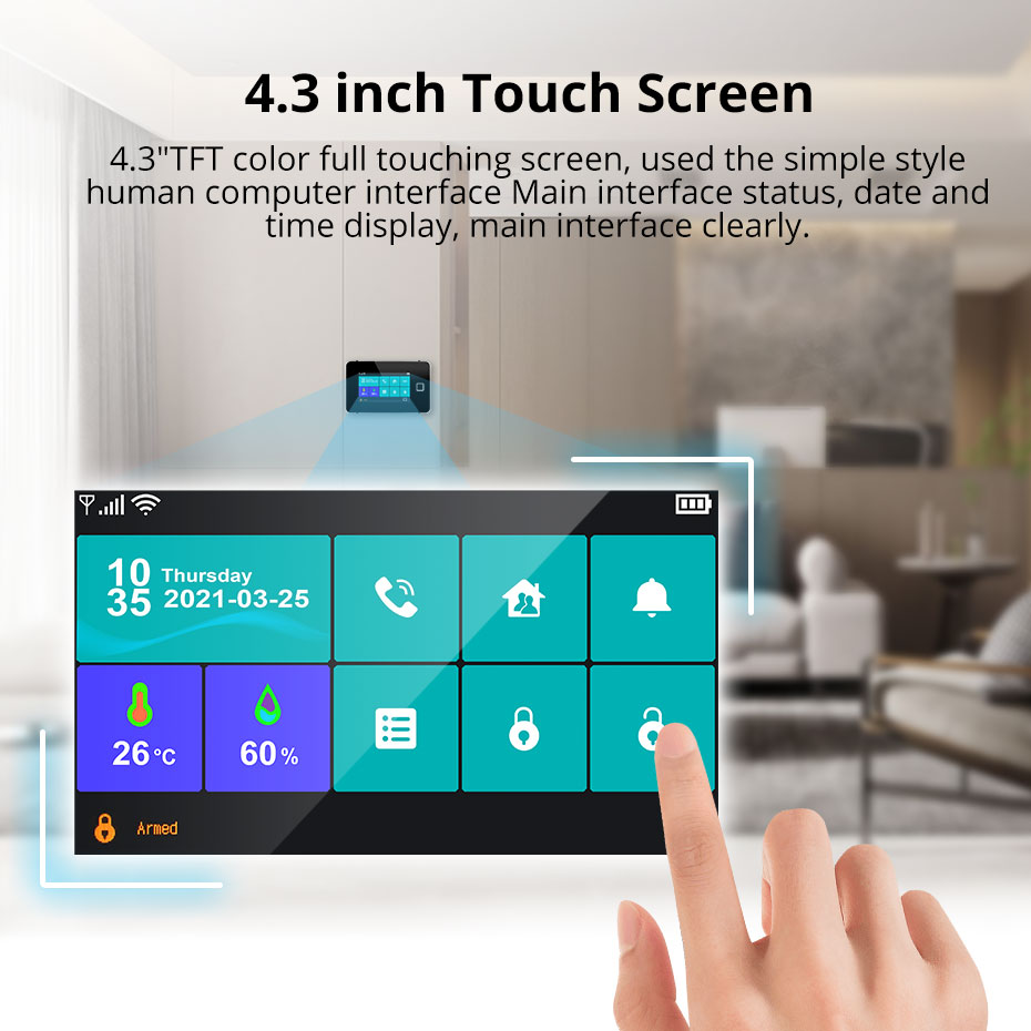 KERUI-sistema de alarma de cas - Smart Home Package reseña y precio