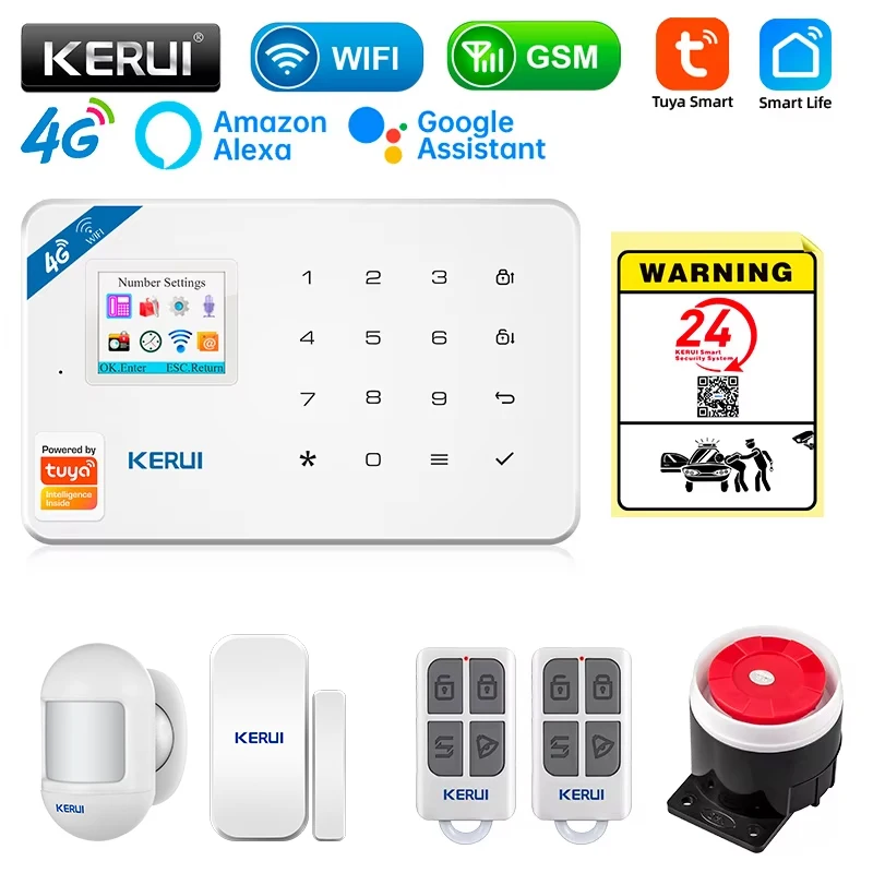 KERUI-Kit de sistema de alarma - Smart Home Package reseña y precio