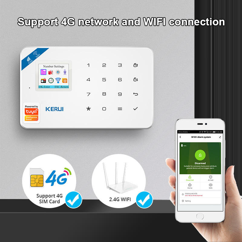 KERUI-Kit de sistema de alarma - Smart Home Package reseña y precio