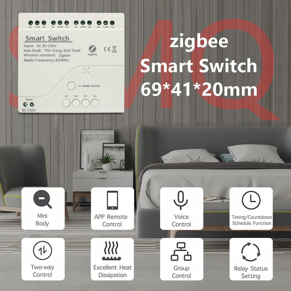 Zigbee-interruptor inteligente - Smart Home Villa reseña y precio