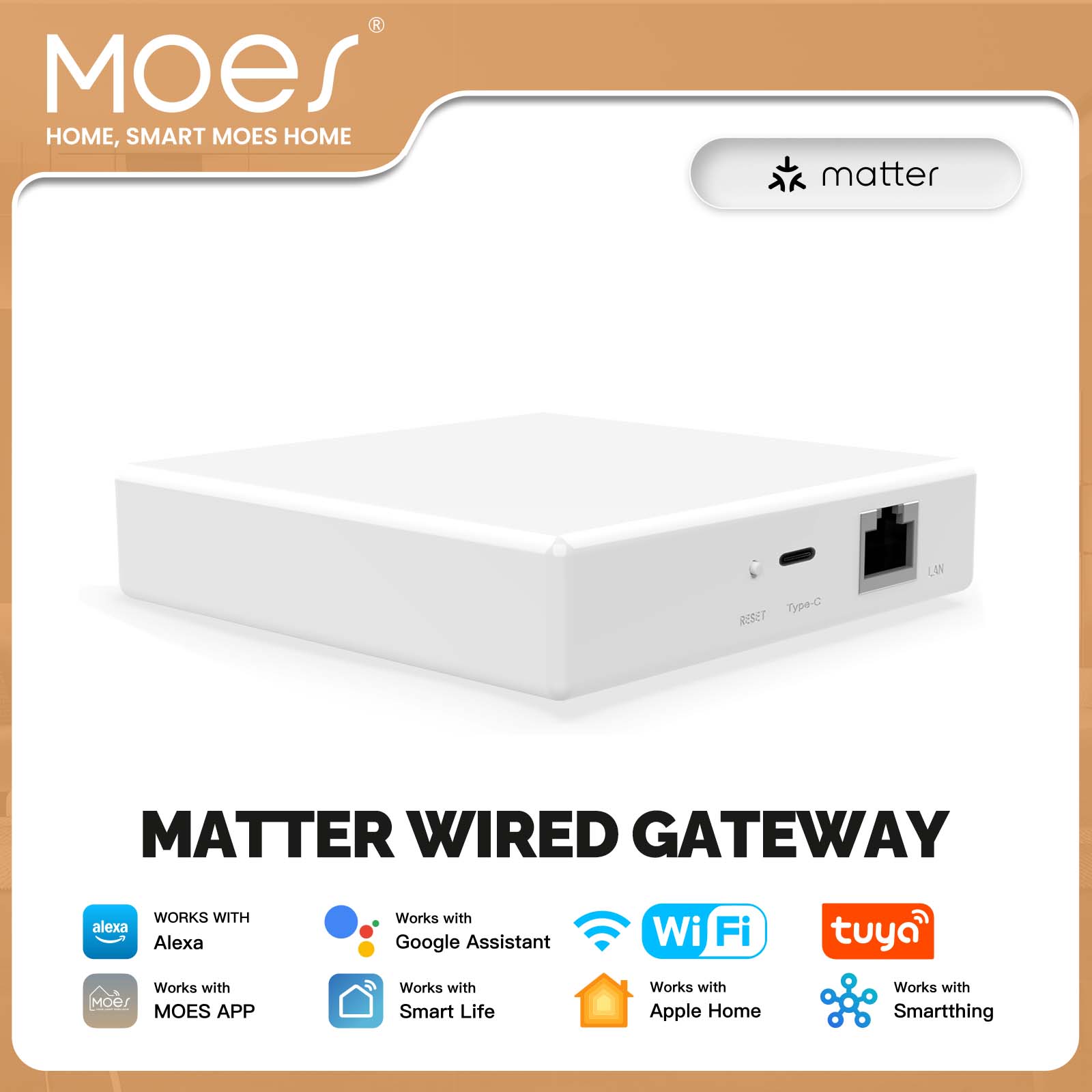 MOES Tuya ZigBee Matter Thread - Smart Home Hub Matter reseña y precio