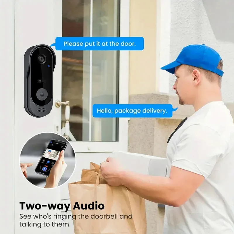 Videoportero Inteligente WiFi  - Smart Home Video Doorbell Enhanced Security With Smart Doorbell reseña y precio