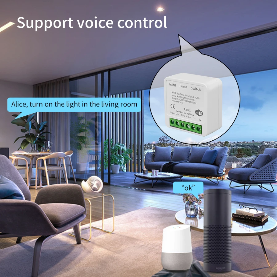 Mini Interruptor Inteligente d - Smart Home Simple reseña y precio